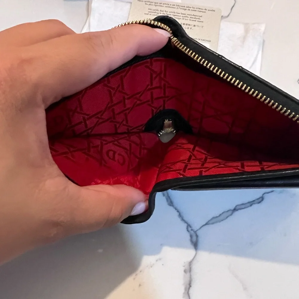 💯 Dior Cannage Leather Wallet